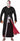 Bleach Ichigo adult costume with black kimono-style robe, white belt, and Hollow mask – perfect for anime cosplay or Halloween - Inspirit - Party Shop