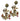RUBIES - Boucles D'Oreilles - Ancres - Party Shop