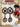 RUBIES - Boucles D'Oreilles Engrenage "Steampunk" Bronze - Party Shop
