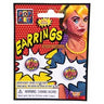 RUBIES - Boucles D'Oreilles "Pop" - Pop Art - Party Shop