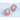 RUBIES - Boucles D'Oreilles Roses - Année 50 - Party Shop