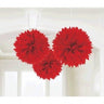 Amscan - Boules Décoratives En Papier 16" (3) -  Rouge - Party Shop