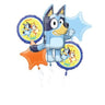 Anagram - Bouquet De 5 Ballons Mylar  - Bluey - Party Shop