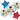 Anagram - Bouquet De 5 Ballons Mylar - Graduation (Multicolore) - Party Shop