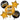 Anagram - Bouquet De 5 Ballons Mylar - Graduation (Or Bronze) - Party Shop