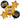 Anagram - Bouquet De 5 Ballons Mylar - Graduation (Or Bronze) - Party Shop