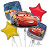 Anagram - Bouquet De 5 Ballons Mylar - Les Bagnoles (Cars) - Party Shop