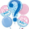 Anagram - Bouquet De 5 Ballons Mylar - Révélation De Sexe - Party Shop