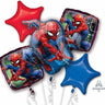 Anagram - Bouquet De 5 Ballons Mylar - Spider-Man - Party Shop