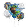 Anagram - Bouquet De 5 Mylar - Tortue Ninja Mutante - Party Shop