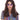 WESTBAY -Brown hippie wig with center part – premium 70s costume wig for women, perfect for Halloween or retro parties - Party Shop