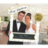Amscan - Cadre Photo Personnalisable- Nouveaux Mariés - Party Shop