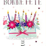 Distribution Incognito - Carte de Fête - Bonne Fête Gâteau Fleuries - Party Shop