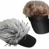 Handee Products - Casquette Avec Cheveux Gris Ou Brun - Party Shop