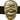 FUN WORLD - Ceinture Avec Boucle De Crâne Dorée - Party Shop