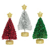 Amscan - Centre De Table (3) - Sapin En Paillettes - Noël - Party Shop