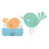 Creative Converting - Centre De Table Avec Piques (3) - Oisillons Bleus - Party Shop