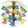 Beistle Co. - Centre De Table Cascade 30 Ans Multicolore - Party Shop