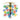 Beistle Co. - Centre De Table Cascade 60 Ans Multicolore - Party Shop