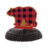 HAVERCAMP - Centre De Table - Motif Bûcheron - Ours - Party Shop