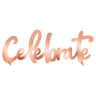 Amscan - Centre De Table Rose Gold - "Celebrate" - Party Shop
