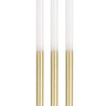 Unique - Chandelle 5" (12) - Or Et Blanc - Party Shop