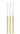 Unique - Chandelle 5" (12) - Or Et Blanc - Party Shop