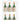 RUBIES - Chandelles (6) - Bouteilles De Champagne - Party Shop