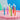 Creative Converting - Chandelles Couleurs Arc En Ciel (12) - Party Shop