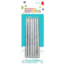 Amscan - Chandelles D'Anniversaires 5" (12) -  Argent - Party Shop