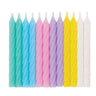 Unique - Chandelles De Fêtes Pastel (24) - Party Shop