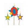 Amscan - Chandelles Sur Bâtons (3) 7" -  #0 - Party Shop
