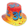 Beistle Co. - Chapeau De Carton 30 Ans Orange - Party Shop