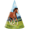 Creative Converting - Chapeau De Cône (8) - Chevaux & Poney - Party Shop