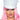 Leg Avenue - Chapeau Militaire À Bordure Strass Blanc - Party Shop