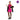 Charleston costume fuchsia 1920s dress with headpiece M/L. Elegant retro flapper outfit for Gatsby party, carnival or Halloween. - MOM -Party Shop