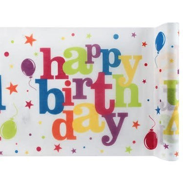 Santex - Chemin De Table Festif et coloré - Happy Birthday - Party Shop