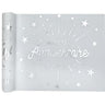 Santex - Chemin De Table Argent - Joyeux Anniversaire - Party Shop
