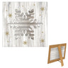 Amscan - Chevalet En Mdf Flocon De Neige (8 1/2" H X 8 1/2" W) - Party Shop