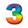 Beistle Co. - Chiffre De Plastique 11'' #3 - Party Shop