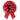 RUBIES - Choux Rouge À Paillettes Xl 14" - Party Shop