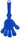 Beistle Co. - Clappe-Main (Petit) - Bleu - Party Shop