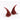 Pair of clip-on red glitter devil horns – fun costume accessory for Halloween or themed parties