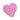 Beistle Co. - Coeur En Carton 9Po - Rose - Party Shop
