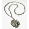 RUBIES - Collier Engrenage Argent - Steampunk - Party Shop