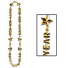SKS - Collier Happy New Year 36Po Or - Party Shop