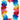 RUBIES - Collier Hawaïen Avec Fleurs Multicolore Deluxe - Party Shop