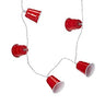 RUBIES - Collier Lumineux Shooter Rouge (7) - Party Shop