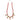 RUBIES - Collier Rétro Rock-Cerise - Party Shop