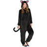 Amscan - Costume Adulte Combinaison Confortable - Chat Noir - Party Shop